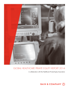 GLOBAL HEALTHCARE PRIVATE EQUITY REPORT 2014