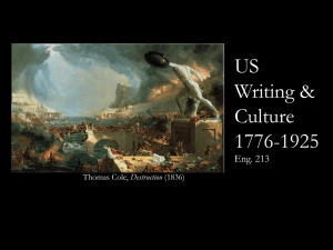 US Writing &amp; Culture 1776-1925