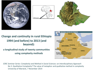 Philippa Bevan Change and continuity in rural Ethiopia beyond):