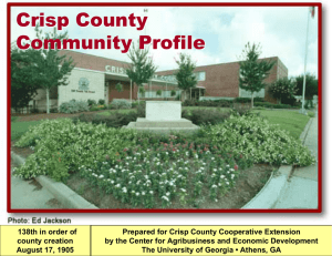 Crisp County Community Profile