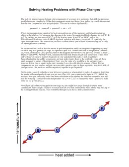 Specific Heat Worksheet #2