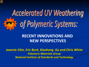 RECENT INNOVATIONS AND NEW PERSPECTIVES Polymeric Materials Group