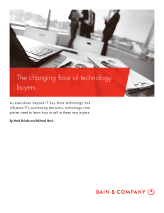 The changing face of technology buyers