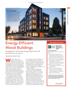 Energy-Efficient Wood Buildings