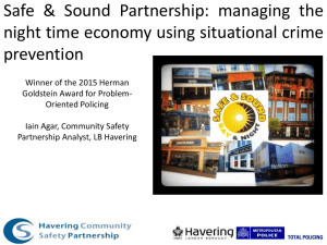 Safe &amp; Sound Partnership: managing the prevention