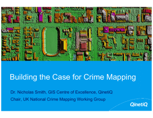 Building the Case for Crime Mapping