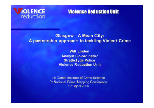 Violence Reduction Unit Glasgow - A Mean City: