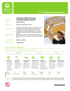 Transparency Summary American Wood Council
