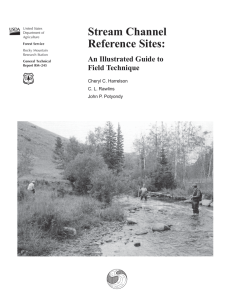 Stream Channel Reference Sites: An Illustrated Guide to Field Technique