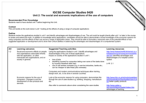 IGCSE Computer Studies 0420  www.XtremePapers.com