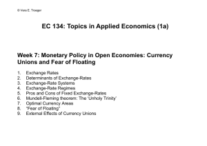 EC 134: Topics in Applied Economics (1a)