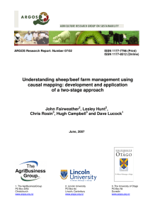 Understanding sheep/beef farm management using causal mapping: development and application