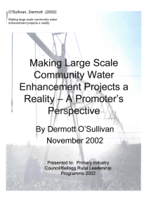 November 2002 Presented to:  Primary Industry Council/Kellogg  Rural  Leaders ip