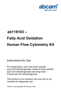 ab118183 – Fatty Acid Oxidation Human Flow Cytometry Kit Instructions for Use