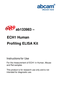 ab133983 – ECH1 Human Profiling ELISA Kit