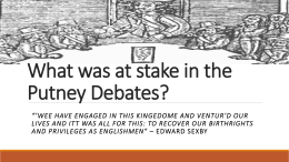 Order essay online cheap the putney debates of 1647