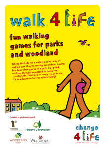 walk Fun walking games for parks and woodland