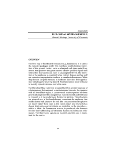 BIOLOGICAL SYSTEMS (PAPER I) OVERVIEW