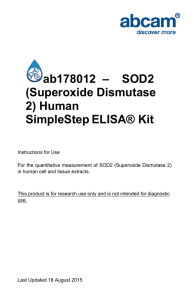 ab178012  –    SOD2 (Superoxide Dismutase 2) Human SimpleStep