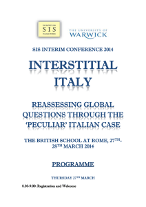 INTERSTITIAL ITALY  REASSESSING GLOBAL