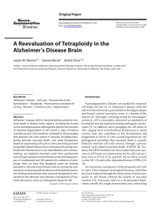 A Reevaluation of Tetraploidy in the Alzheimer’s Disease Brain Original  Paper