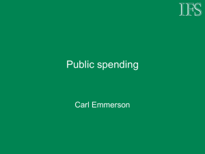 Public spending Carl Emmerson