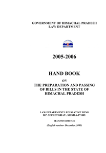 2005-2006 HAND BOOK  THE PREPARATION AND PASSING
