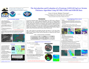 The Introduction and Evaluation of a Prototype GOES-R Fog/Low Stratus