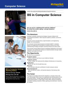 BS in Computer Science Computer Science