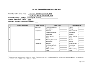 Use and Finance Bi‐Annual Reporting Form   