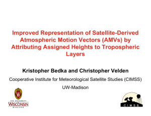 Improved Representation of Satellite-Derived Atmospheric Motion Vectors (AMVs) by