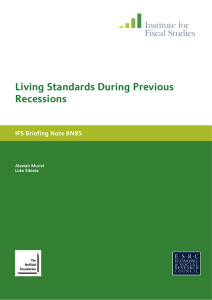 Living Standards During Previous Recessions  IFS Briefing Note BN85