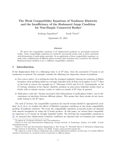The Weak Compatibility Equations of Nonlinear Elasticity