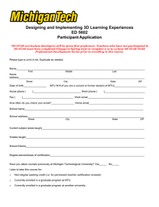 Designing and Implementing 3D Learning Experiences ED 5602 Participant Application