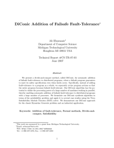 DiConic Addition of Failsafe Fault-Tolerance