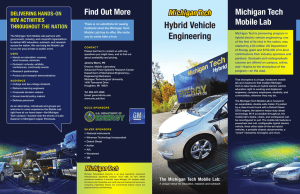 Hybrid Vehicle Engineering Michigan Tech Find Out More