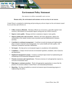 Environment Policy Statement