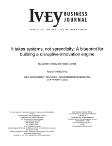 It takes systems, not serendipity: A blueprint for