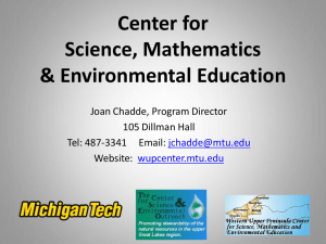 Center for Science, Mathematics &amp; Environmental Education