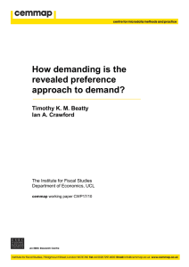 How demanding is the revealed preference approach to demand?