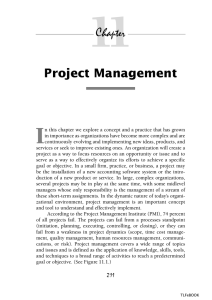 11 I Project Management Chapter