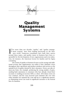 14 F Quality Management