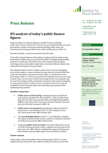 IFS analysis of today’s public finance figures