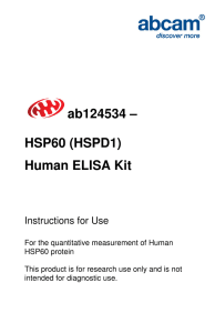ab124534 – HSP60 (HSPD1) Human ELISA Kit