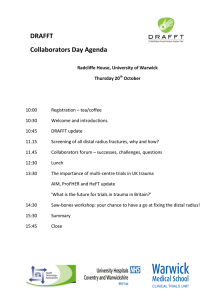 DRAFFT Collaborators Day Agenda