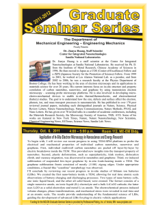 Graduate Seminar Series 1-2012 201