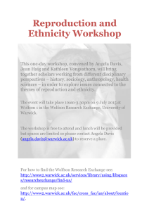Reproduction and Ethnicity Workshop