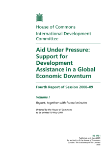 Aid Under Pressure: Support for Development Assistance in a Global