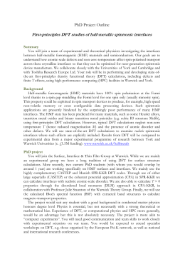 Phd thesis dft