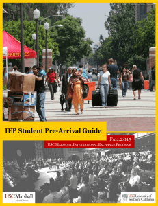 IEP Student Pre-Arrival Guide 5 201 F